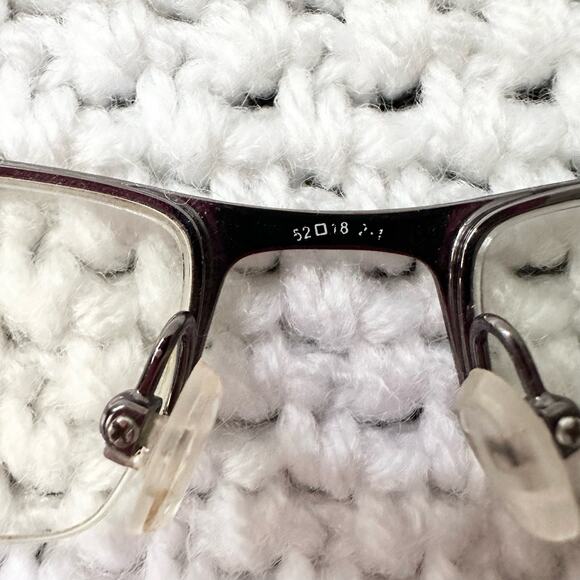 Armani Exchange Brown Tortoise Rectangular Half Rim Reading Glasses AX141 HQE main image 6